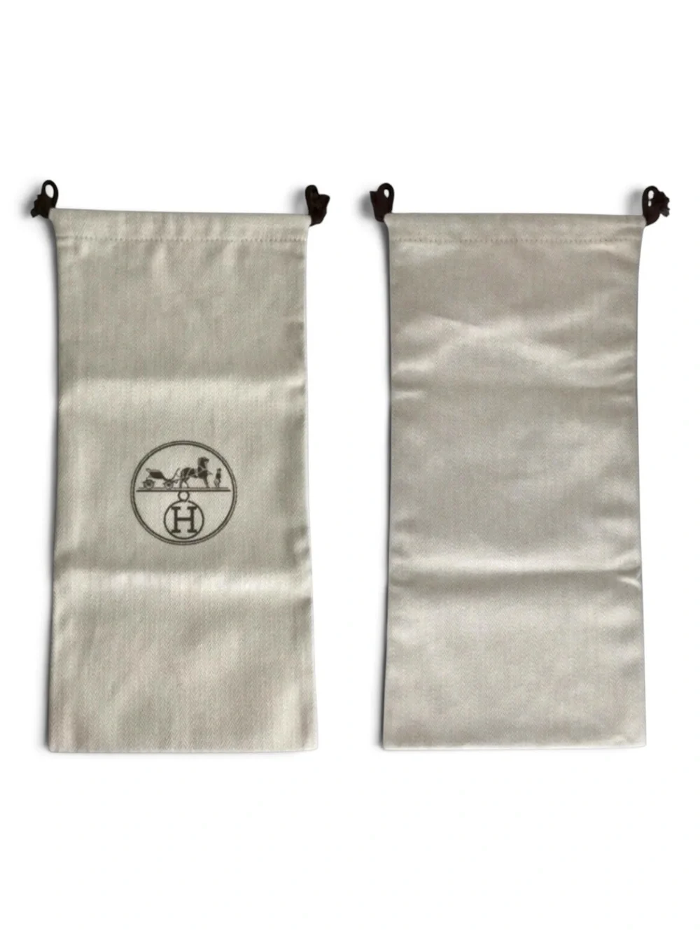 Hermès Herringbone Dust Bag – Accessory & Small Leather Goods Size – Like New